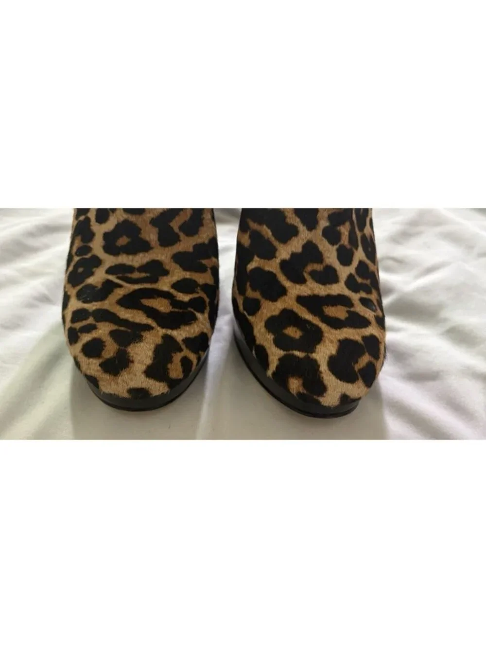 Michael Kors Clara Natural Printed Haircalf Bootie Size 7 Animal Print